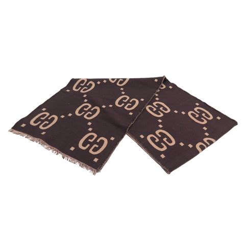 Gucci Foulard en jacquard de soie GG